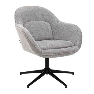 Fauteuil tournant Kick Lux - Gris