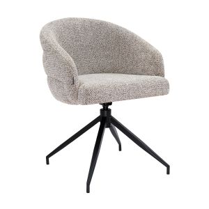 Chaise tournante Kick Ava - Taupe