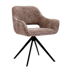 Chaise tournante Kick Nori - Taupe
