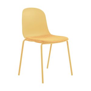 Chaise de salle à manger Kick Bow - Jaune