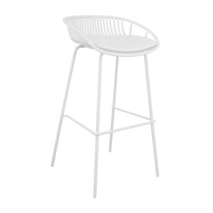 Tabouret de bar Kick Garden Rio - Blanc
