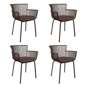 Set de Chaise d’extérieur Kick Otis - Marron