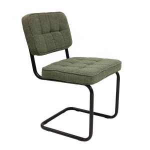 Chaise tubulaire Kick Yves - Vert