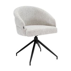 Chaise tournante Kick Ava - Gris