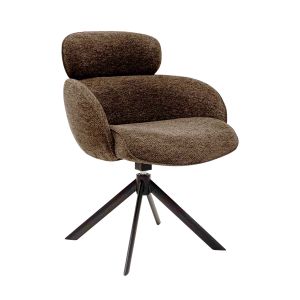 Chaise tournante Kick Kian - Taupe