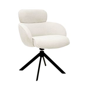 Chaise tournante Kick Kian - Crème