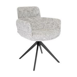 Chaise tournante Liva - Gris