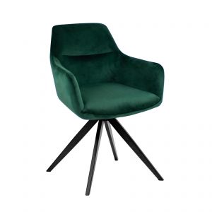 Chaise tournante Tom - Vert foncé