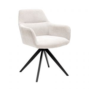 Chaise tournante Tom Texture - Champagne