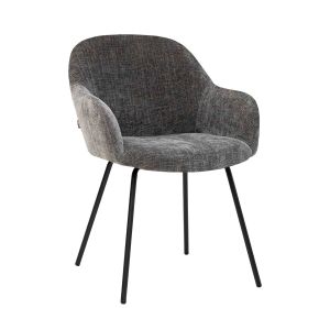Chaise de salle à manger Kick Arda - Gris foncé