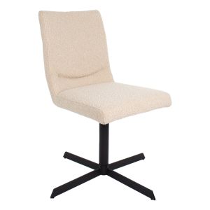 Chaise tournante Kick Sam Boucle - Beige