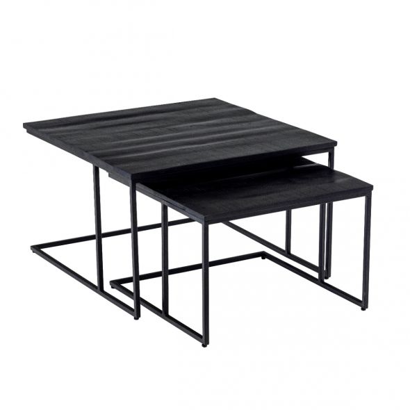 Table basse Kick Muse - Set of 2 - Noir