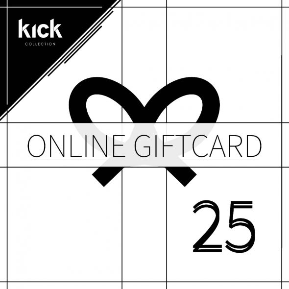 Carte cadeau en ligne Kick - 25