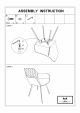Chaise pour salle à manger Kick Karl - Marron