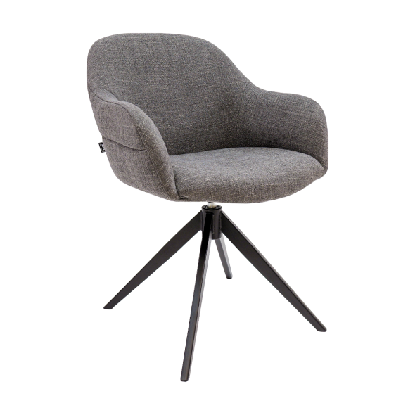 Chaise tournante Noel - Gris foncé