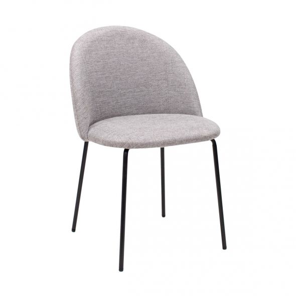 Chaise pour salle à manger Kick Noa - Gris