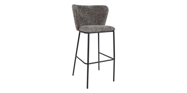 Tabouret de bar Kick Bo - Gris foncé