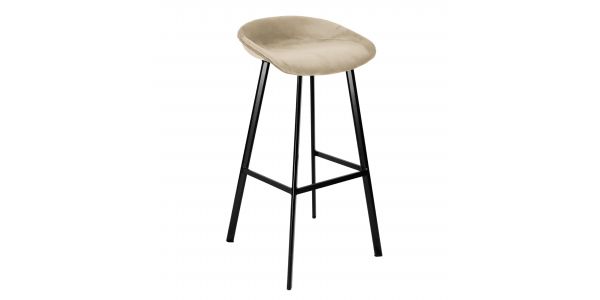 Tabouret de bar Kick Finn Haut - Champagne