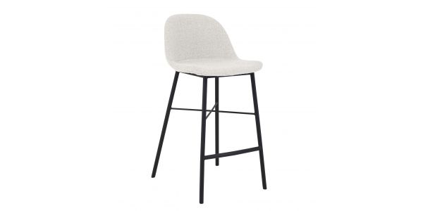 Tabouret de bar Kick Jade - Blanc