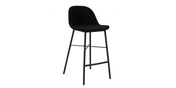 Tabouret de bar Kick Jade - Noir