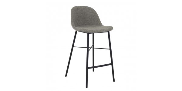 Tabouret de bar Kick Jade - Gris