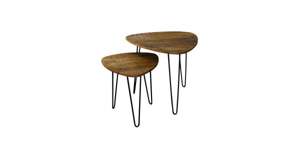 Kick Salontafel set van 2 - Mango Oval