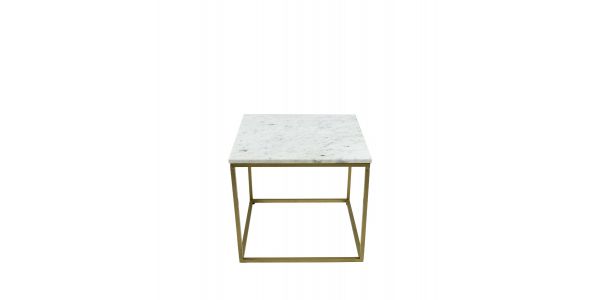 Table d’appoint Kick Marble - Blanc