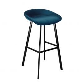 Tabouret de bar Kick Finn Ba - Bleu foncé