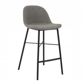 Tabouret de bar Kick Jade - Gris