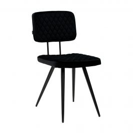 Chaise de salle à manger Kick Toby - Noir