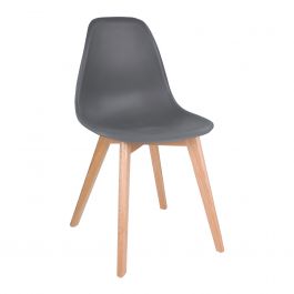 Chaise de salle à manger Kick Yuna - Gris foncé