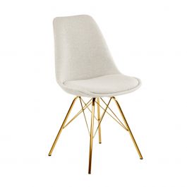 Chaise scandinave Kick Jen - Blanc