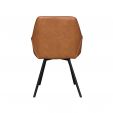 Chaise pour salle à manger Kick Karl - Cognac