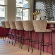 Tabouret de bar Kick Bo - Taupe