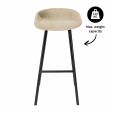 Tabouret de bar Kick Finn Haut - Champagne