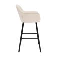 Tabouret de bar Kick Lynn - Crème