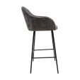 Tabouret de bar Kick Mats - Gris foncé