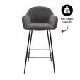 Tabouret de bar Kick Mats - Gris foncé