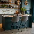 Tabouret de bar Kick Reza - Blanc