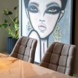 Tabouret de bar Kick Reza - Gris