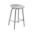 Tabouret de bar Kick Riga - 70cm - Gris