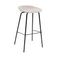 Tabouret de bar Kick Riga - 80cm - Champagne