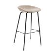 Tabouret de bar Kick Riga - 80cm - Taupe