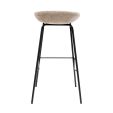 Tabouret de bar Kick Riga - 80cm - Taupe