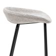 Tabouret de bar Kick Riga - 80cm - Gris
