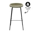 Tabouret de bar Kick Riga - 80cm - Vert