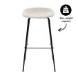 Tabouret de bar Kick Riga - 80cm - Champagne