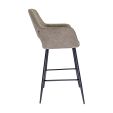 Tabouret de bar Kick Yoni - Taupe