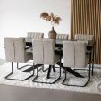 Chaise tubulaire Kick Isa - Beige