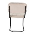 Chaise tubulaire Kick Ivy - Champagne